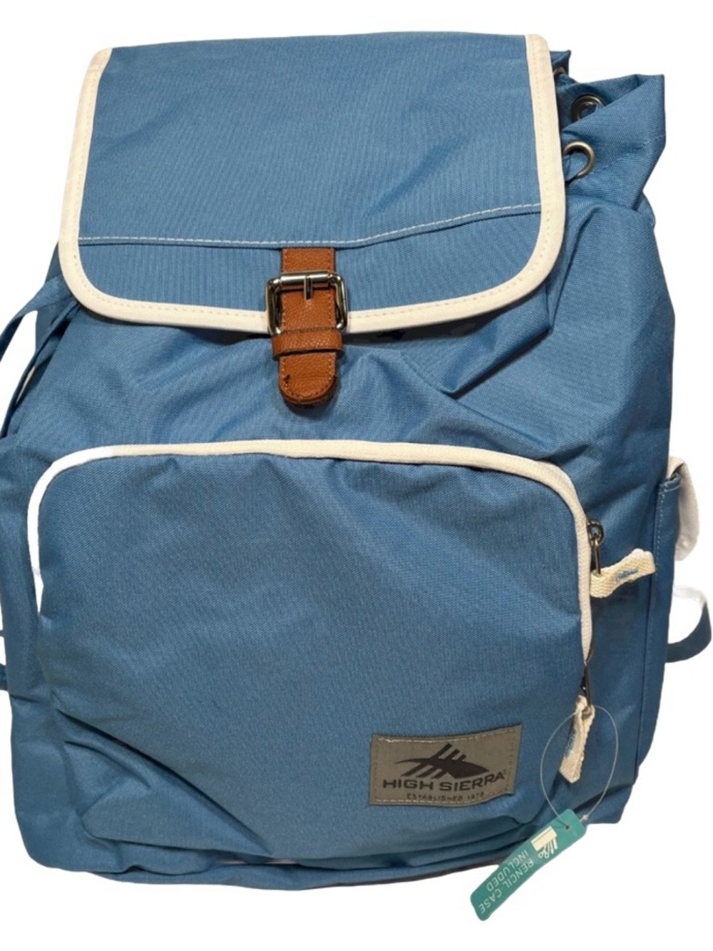 High Sierra Elly Laptop Backpack, Blue/White , School, Hiking, Travel